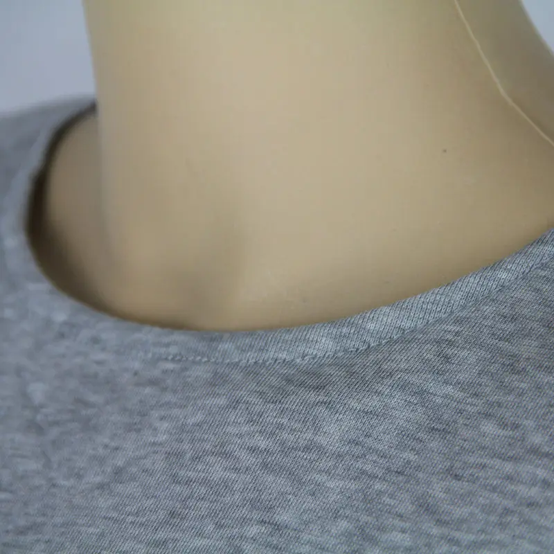 Бесплатная доставка европейский горячий стиль серый хлопок из двух частей