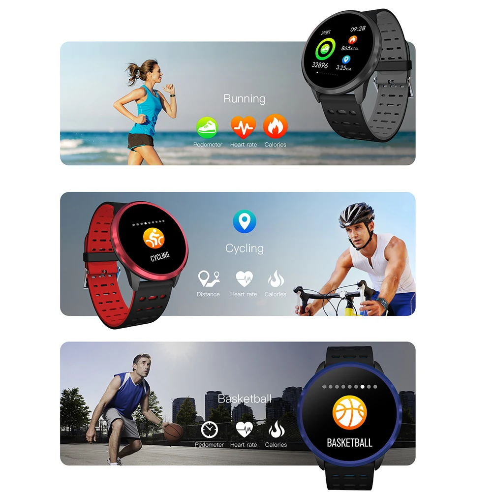 Смарт часы Timethinker SN67 мужские кровяное давление пульсометр фитнес трекер IP68