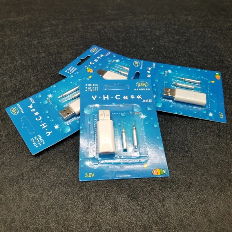 1 комплект USB для рыболовных поплавков перезаряжаемый CR425 аккумулятор подходит для использования с USB костюмы для различных зарядных устройств A12