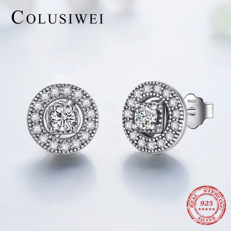 Высококачественные модные классические Винтажные серьги гвоздики COLUSIWEI