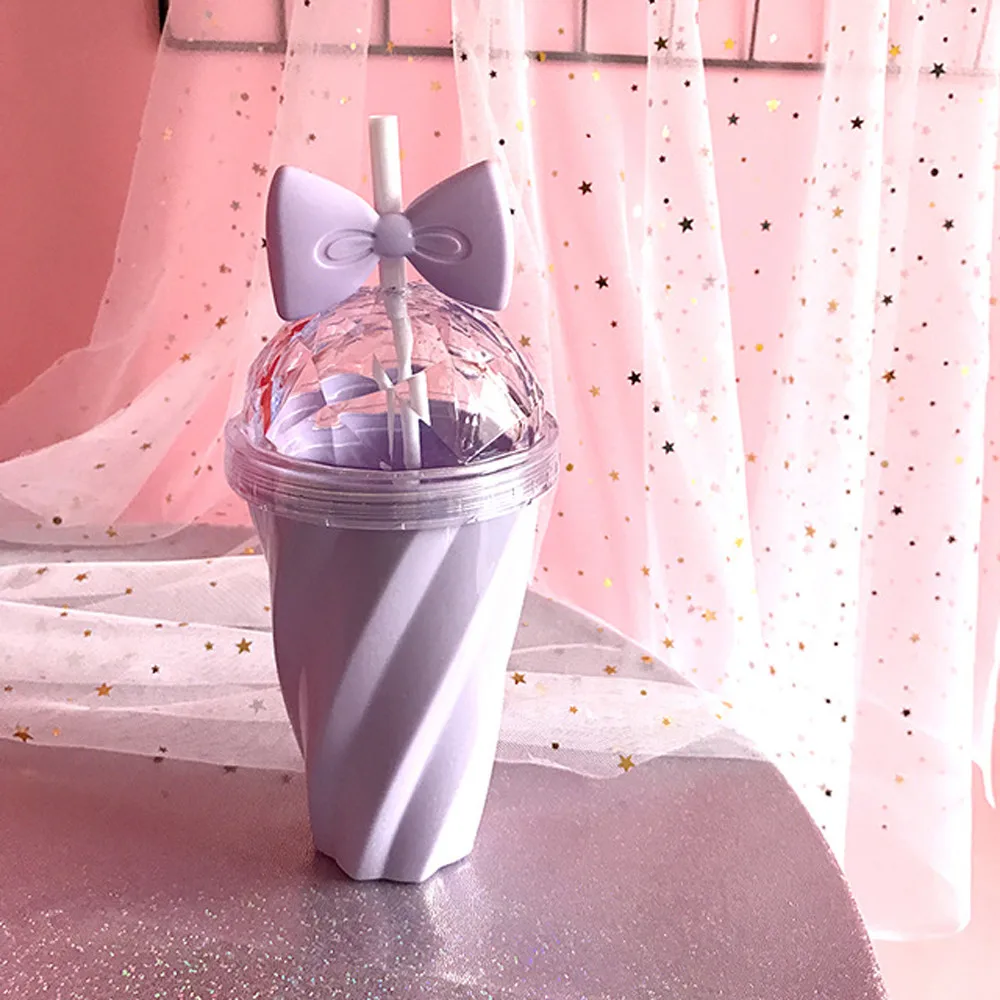 400 мл бутылки для воды красивая соломенная чашка кружка холодных напитков