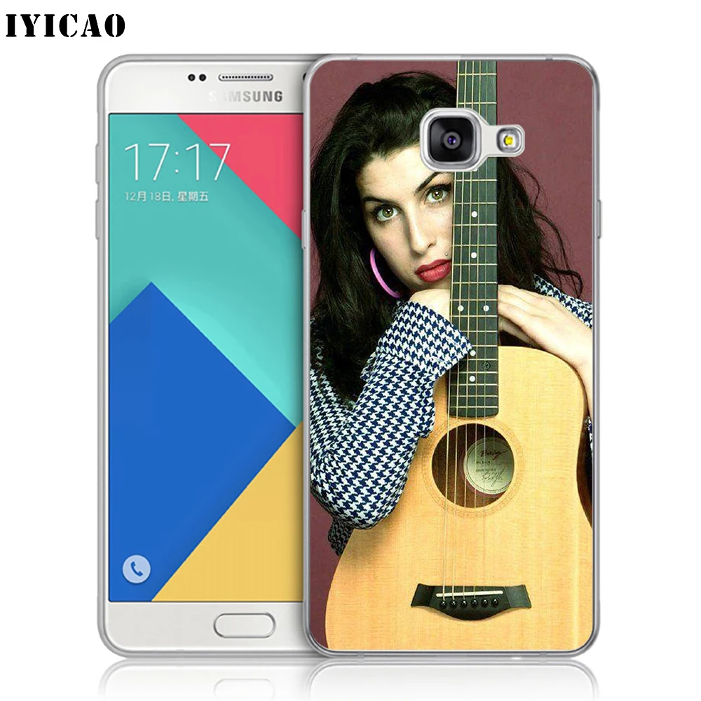 IYICAO Amy Winehouse Мягкий силиконовый чехол для телефона Samsung A10 A30 A40 A50 A70 M10 M20 M30 TPU |