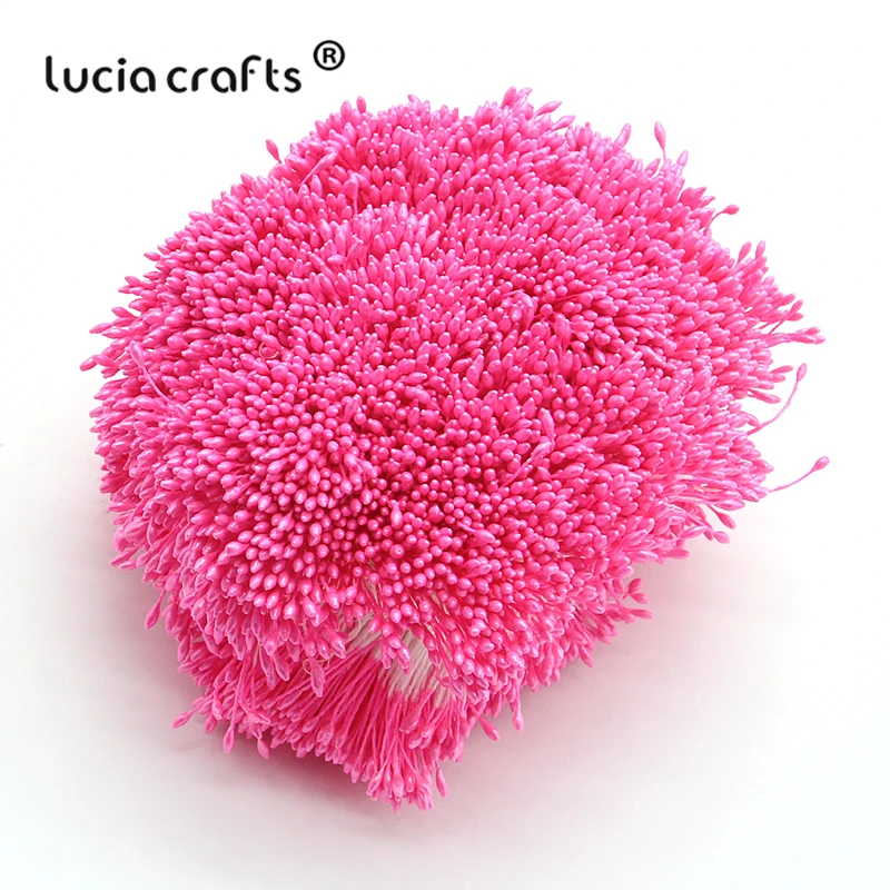 Lucia crafts 576 шт 1 мм разноцветный цветок тычинки цветочные украшения торта Двойные головки DIY материалы ручной работы C1301