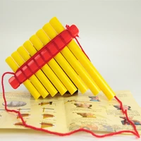 8 pipe abs plastic panflute childrens handmade diy panflute music toy pan flute panpipes musical instruments for kids student
