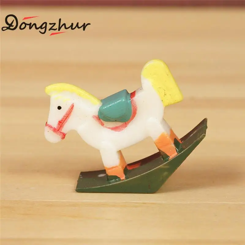 

Dongzhur New Miniaturas 1:12 Pony Toys for DIY Dollhouse Accessories Kids Toys Kit 1:12 Dollhouse Miniaturas Toys WWP5039