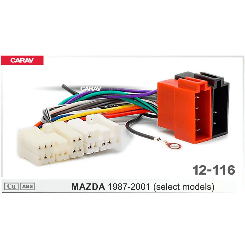 Радиоадаптер CARAV 12 116 ISO для MAZDA 1987 2001 (выбранные модели) жгут проводов соединитель