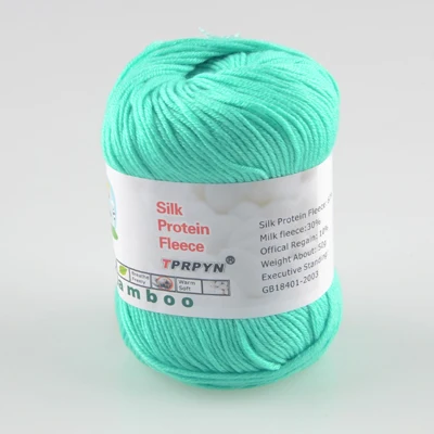 949 shen shui lan TPRPYN 1 шт = 50 г Смешанная шерстяная пряжа для вязания кукольный свитер Красивая пряжа нами - Цвет: 949 shen shui lan