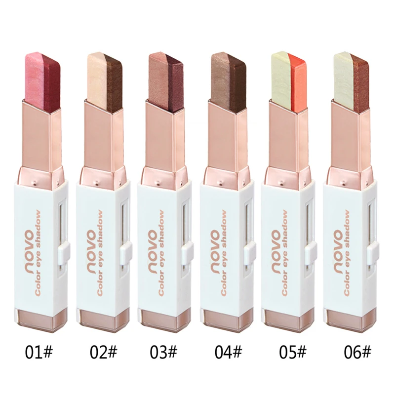 Профессиональный двойной градиент цвета бархатные тени для век водостойкие