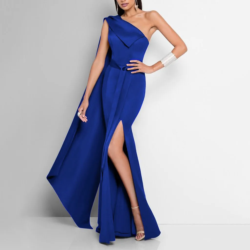 Женское платье с глубоким v образным вырезом длинное без рукавов лето 2019|Женские