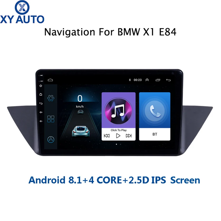 10 1 дюймовый 2.5D IPS закаленный HD мультисенсорный экран Android 8 NAVI для BMW X1 E84 2010 2015 с