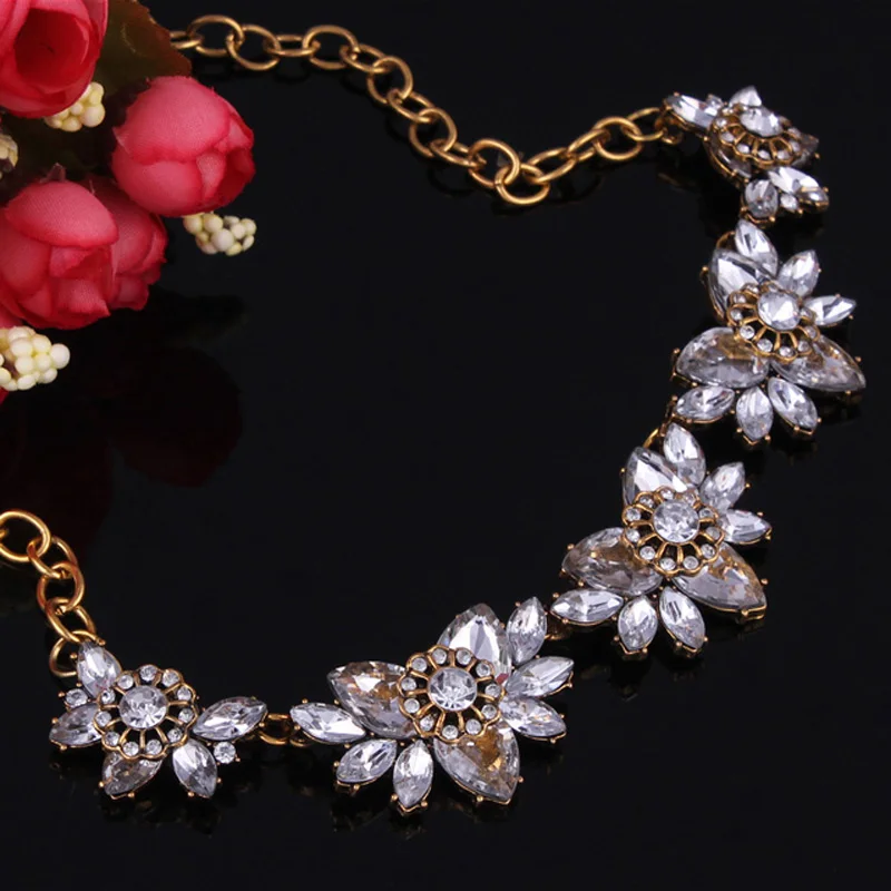 Tenande Роскошные ювелирные изделия античное золото цвет цепи ожерелья Femme Bijoux