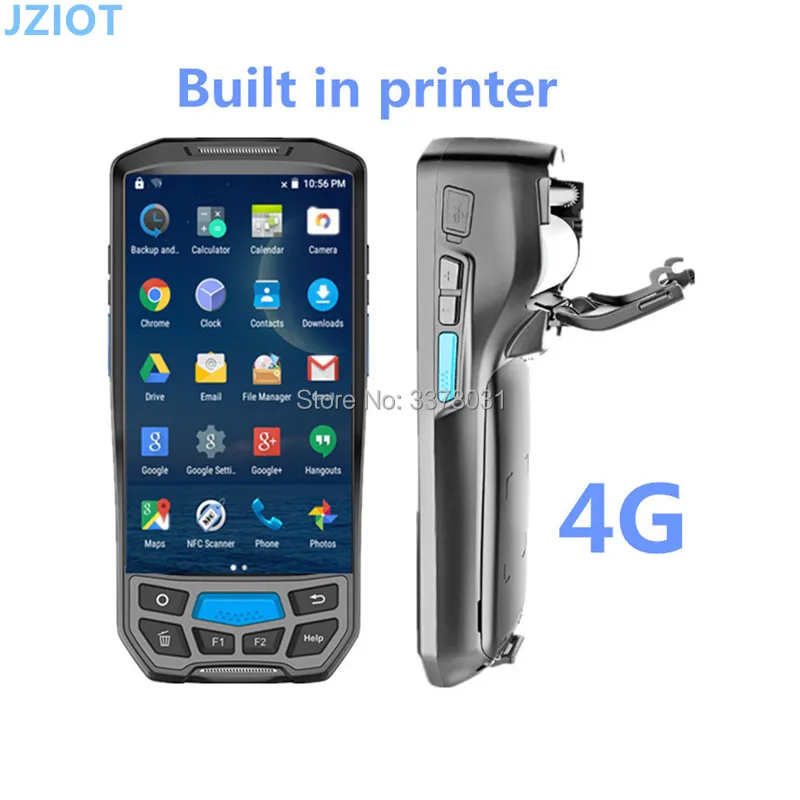 android data collection PDA terminal with 4g wifi bluetooth gps nfc scanner printer | Компьютеры и офис