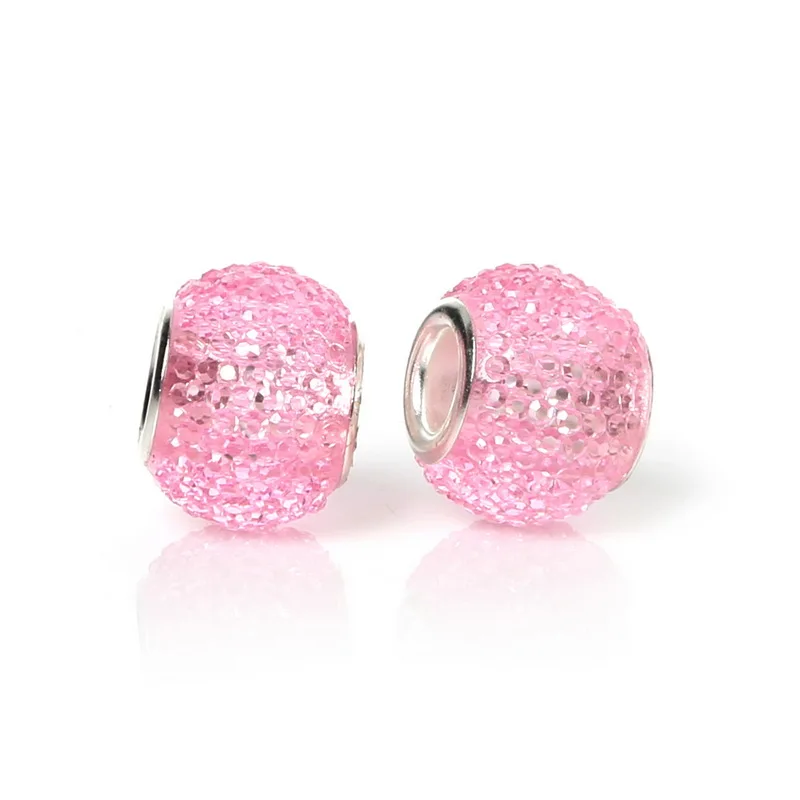 Новый стиль Звездная Смола Круглый бисер с большим отверстием Бусы украшение