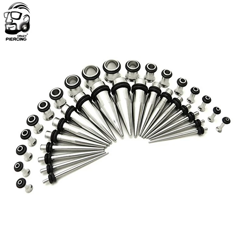 2 шт. конические Серьги растяжки из нержавеющей стали 316L|ear taper|ear tunnel plugtunnel plug |
