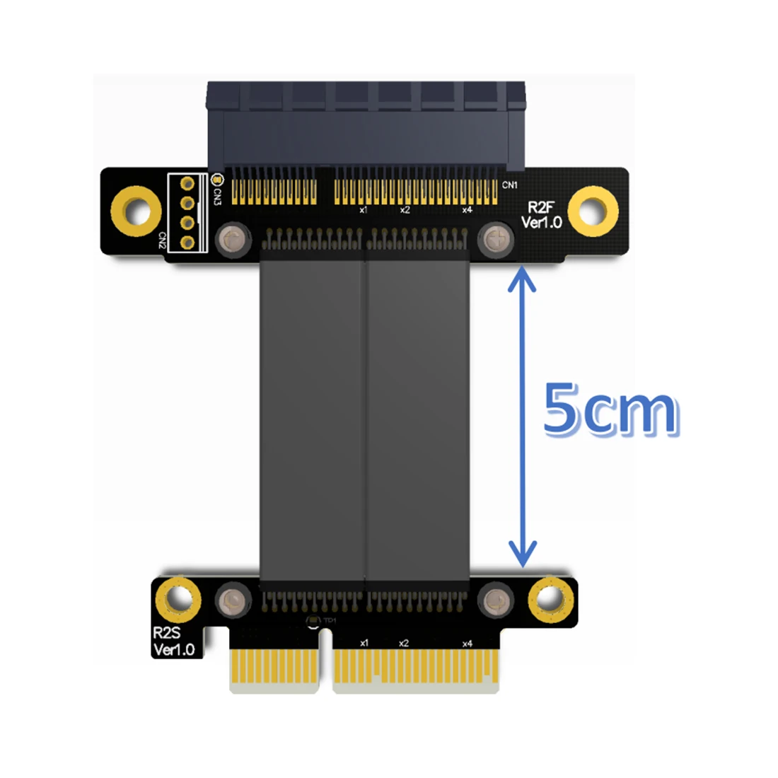Переходная карта PCIe 3 0x4 Удлинительный кабель Папа мама R22SF PCI Express Gen3 материнская