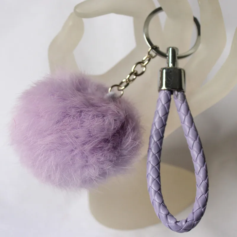 15 видов цветов милые из натуральной кожи с кроличьим меховой шарик плюшевый