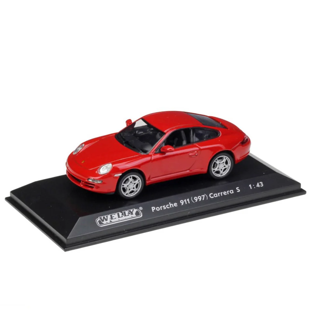Porsche 911 Carrera WELLY Metal Model Car 1:43 Scale Model Volvo/VW/Audi/Benz/Mini Diecast Automobile Toys For Collection Children Friend Gift - Цвет: Porsche 911 Carrera