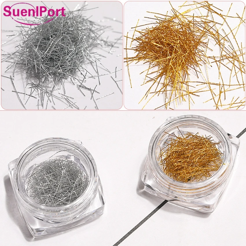 Новые украшения для ногтей Sune l Port 2019 дюйма 1 шт. золотые и серебряные ногти
