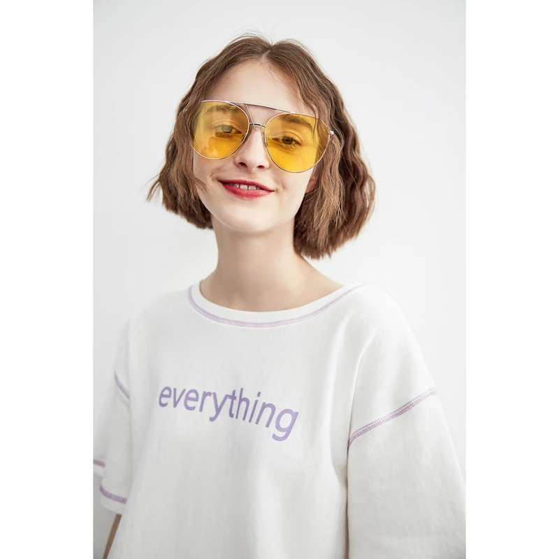 ARTKA Mid-year Promotion Time-Limited Spike Women Suits Short Sleeve Letter Print Knit Suit Casual T-shirt and Shorts SA11183X