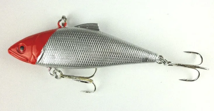 

4 pcs Plastic fishing Sinking VIB Lure 8.5cm-11.06g Vibration Vibe hard baits Crankbaits Bass lures 4 Colors (VIB014)