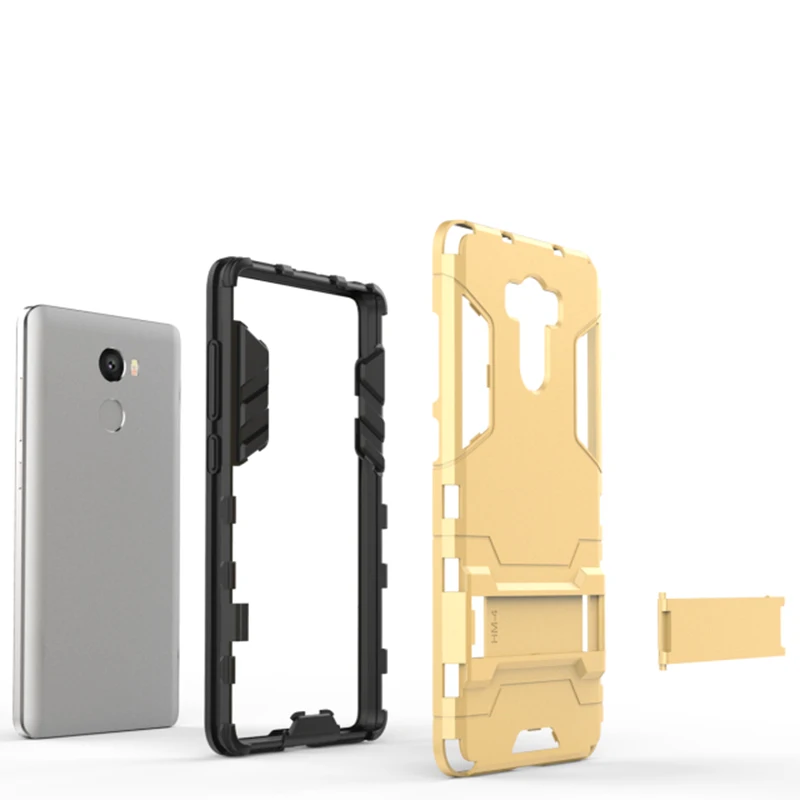 Капа Xiaomi Redmi 4 Гибридный Броня Задняя Крышка Для Премьер Антидетонационные Чехол