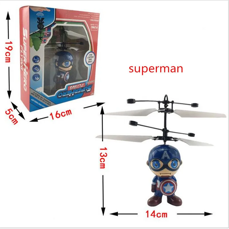 Fly Minion мигающий Вертолет ручной контроль RC игрушка индукционный вертолет мини