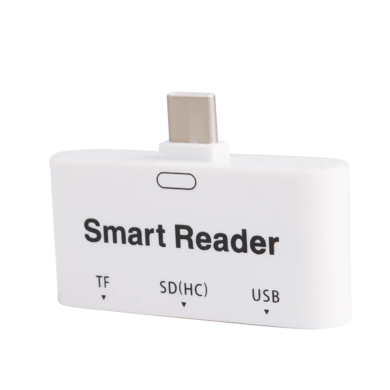 Высококачественный мини 3 в 1 Type-C USB 0 OTG SD/TF удлинитель карты смарт-кардридер