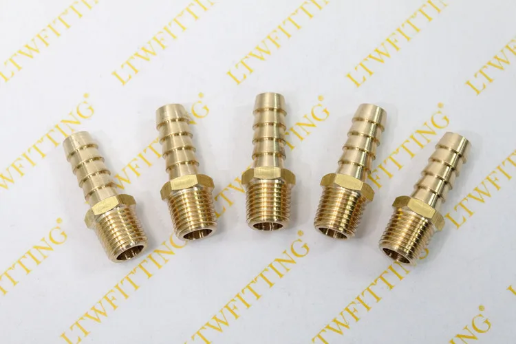 LTWFITTING 3/8 &quotшланг Барб х 1/4&quot Мужской ДНЯО латунь муфта/разъем установки
