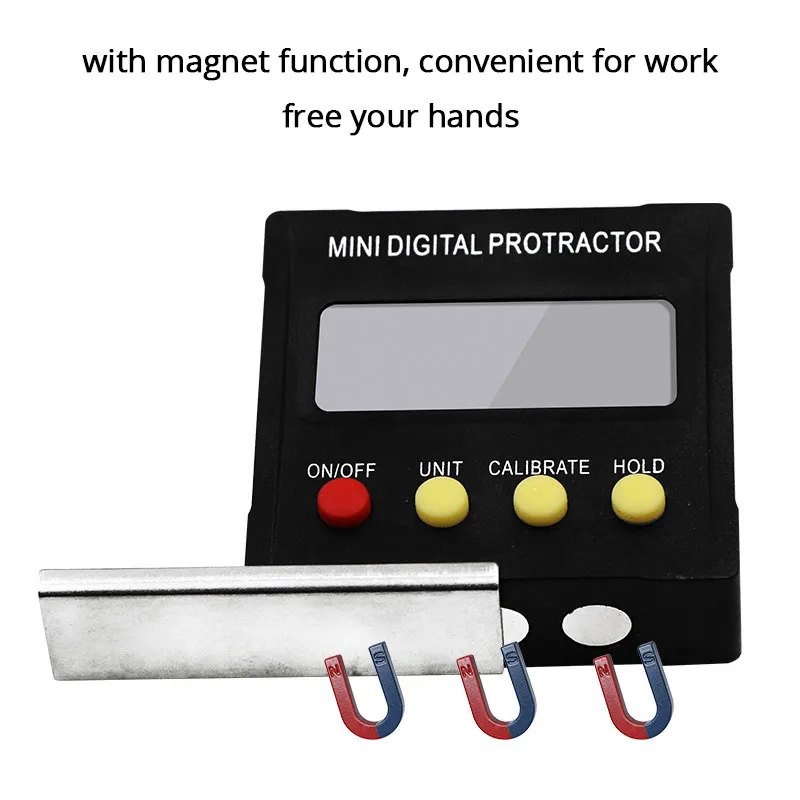 360 Degree Mini Digital Protractor Inclinometer Electronic Level Box Angle Gauge Meter Measuring Tools Magnetic Base | Инструменты