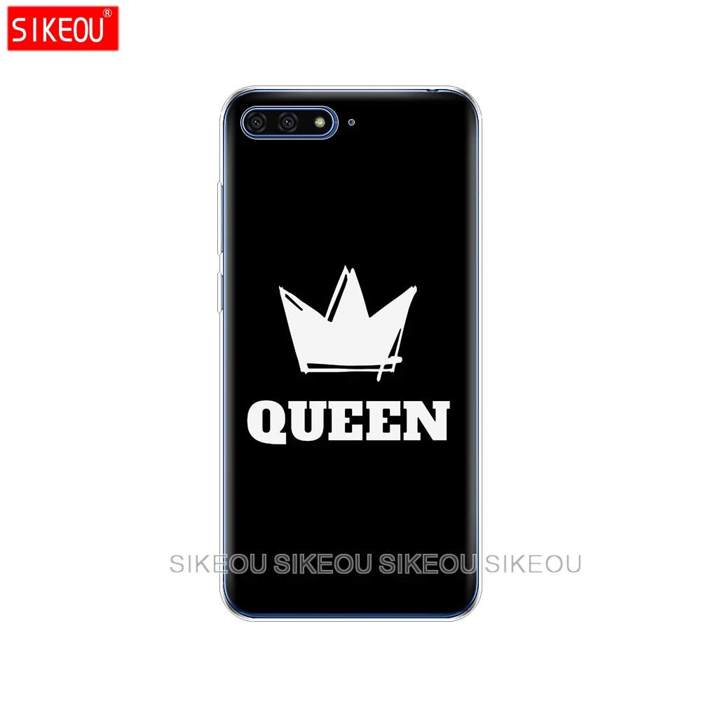 72269 Силиконовый чехол для телефона huawei Honor 7A PRO 7C Y5 Y6 Y7 Y9 Prime king queen - Цвет: 72269