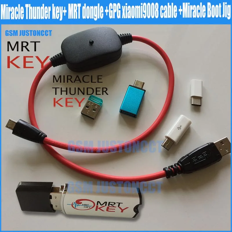 Чудо гром ключ+ MRT ключ+ GPG xiaomi9008 кабель+ Miracle boot Jig