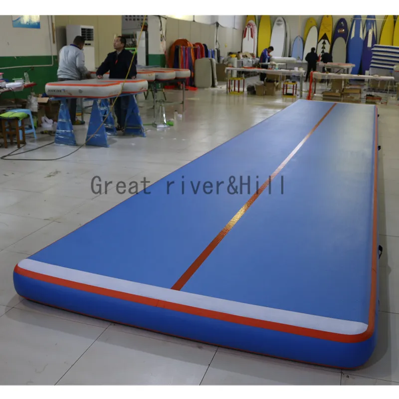 Большой коврик для прыжков на реке надувной воздушный тренировочный трек детей