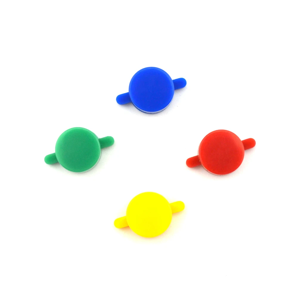 

50 PCS a lot Replacement plastic Buttons Colorful A B X Y pad for S-N-E-S for F-C Controller