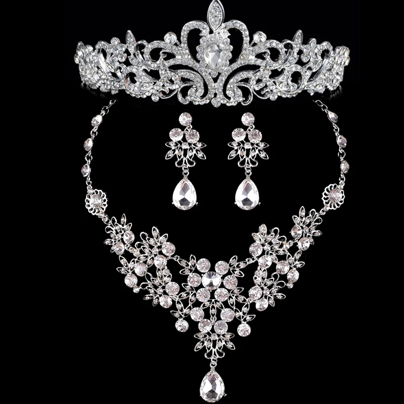 Moda Crystal Clear Joias Nupcial Do Casamento definder Mulheres Pageant Prom Acessorios de Noiva Tiara | Украшения и аксессуары