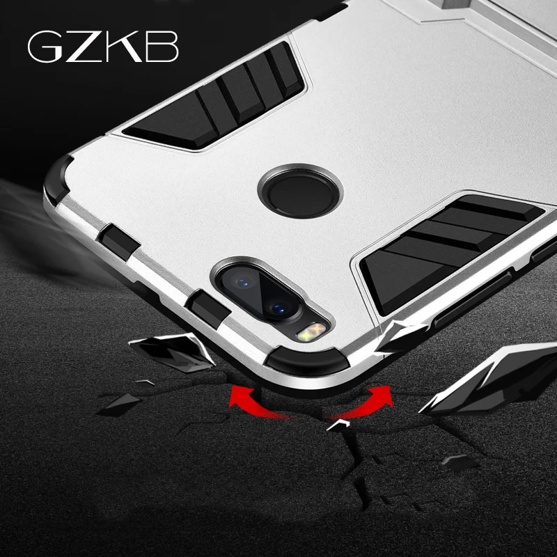 GZKB Phone Case For Xiaomi Mi A1 Soft TPU&ampPc Plastic Hybrid Armor Anti-knock Cover Cases MiA1 5X 5.5'' |
