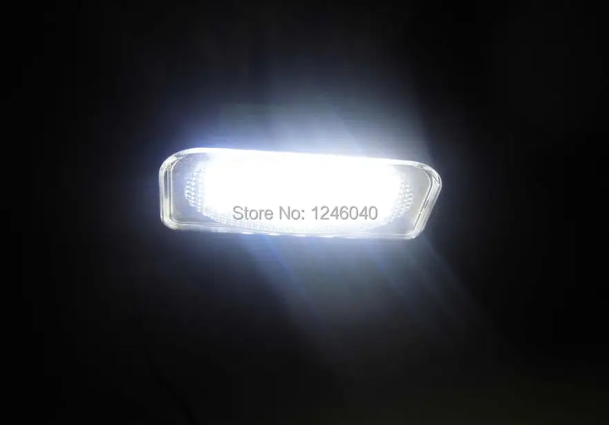 2 шт. светодиодный светильник номерного знака для Benz C Class W203 4D Sedan 01 07 CLK320 W209 03 08|light