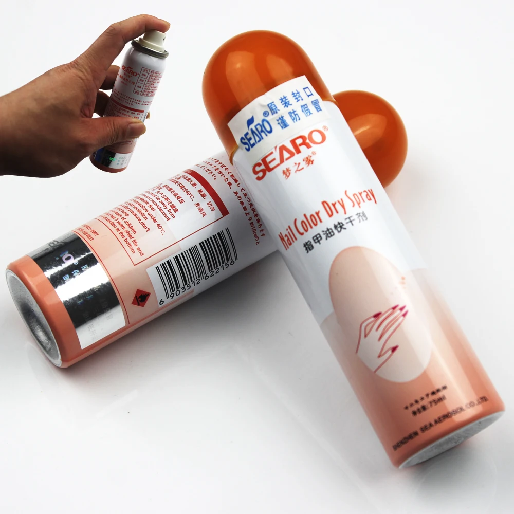 Спрей для дизайна ногтей сушилка быстросохнущих Vernis Unha 75 мл 100% оригинал Ongle Beauty