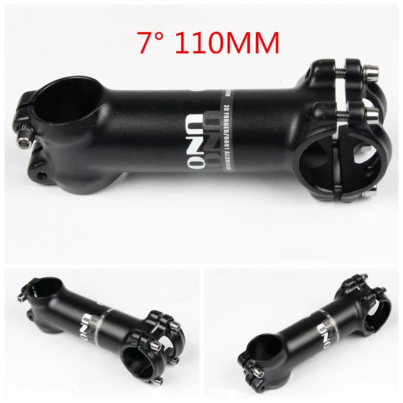 7 degree 110MM UNO Алюминий MTB дорожный велосипед велосипедный вынос руля 31,8 мм 60-130 мм Велоспорт стволовых части для гоночного велосипеда 7/17 градусов - Цвет: 7 degree 110MM
