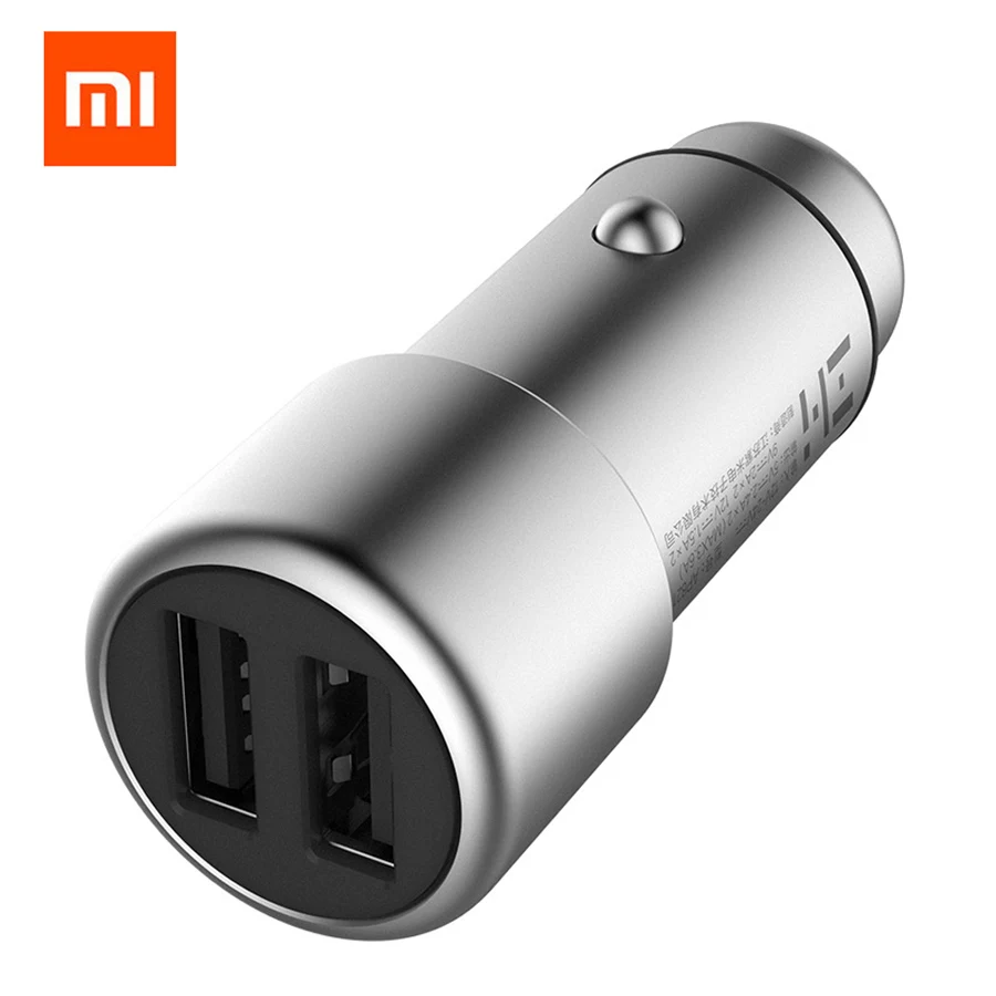 Оригинальное автомобильное зарядное устройство Xiaomi ZMI QC3.0 Quick Charge 5 V/2.4A 9 V/2A 12 V/1.5A с