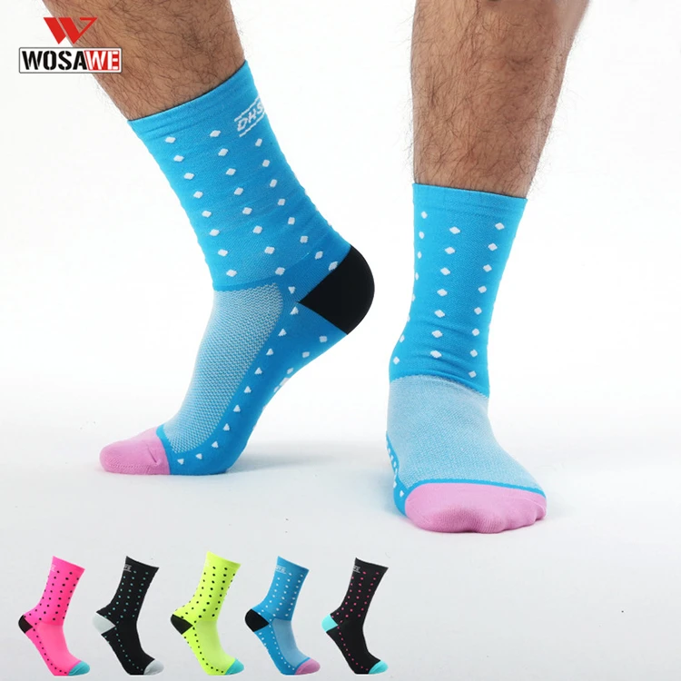 WOSAWE велосипедные носки мотоциклетные спортивные профессиональный бренд мужские
