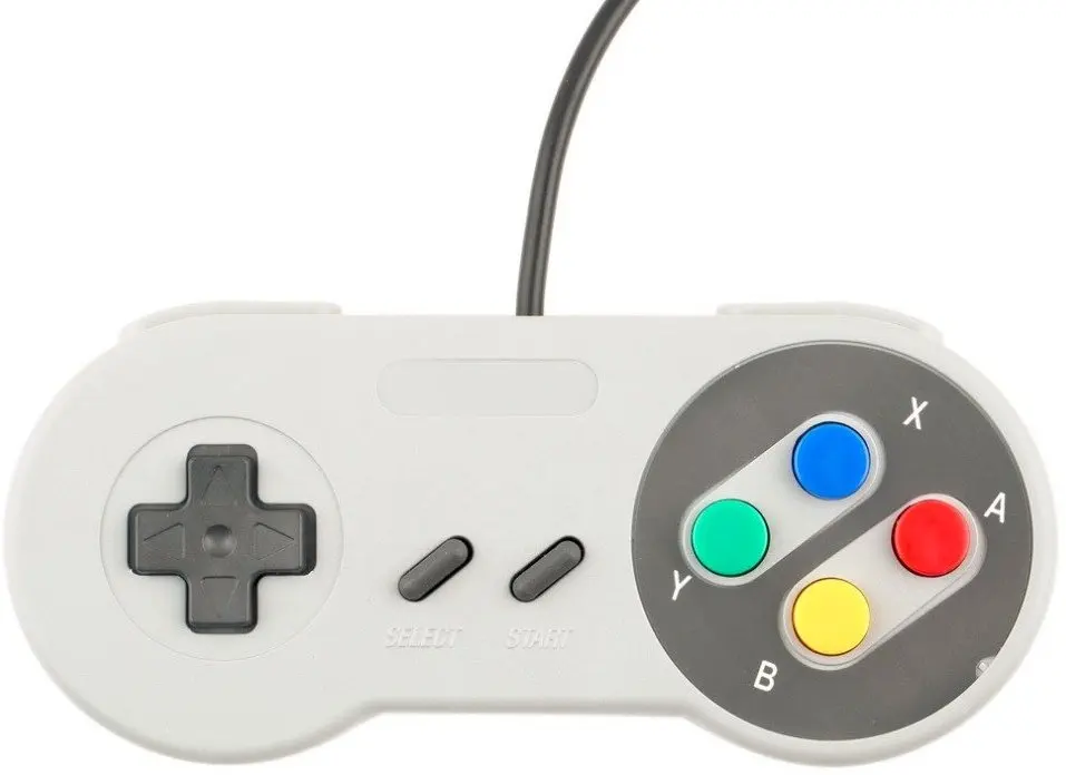 Супер игровой контроллер SNES USB классический геймпад [2 Pack] для ПК MAC игры