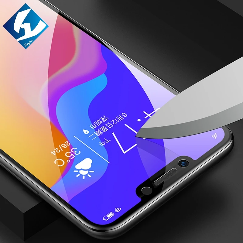 9 H полный экран закаленное стекло для huawei Honor Play Защитная пленка Взрывозащищенный