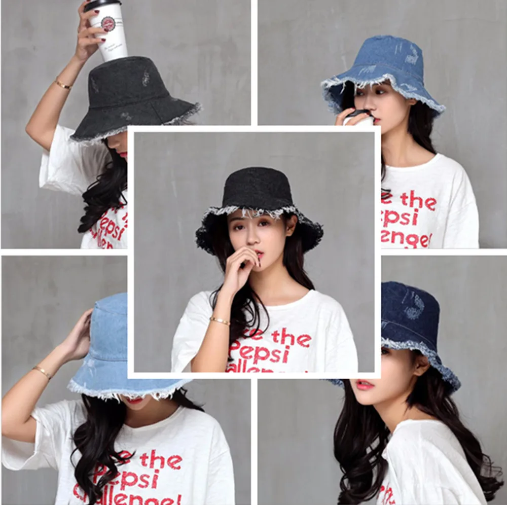 

Spring and Autumn Department of abstinence Department of raw cowboy hat female visor wild hat edged hat wash cloth cap