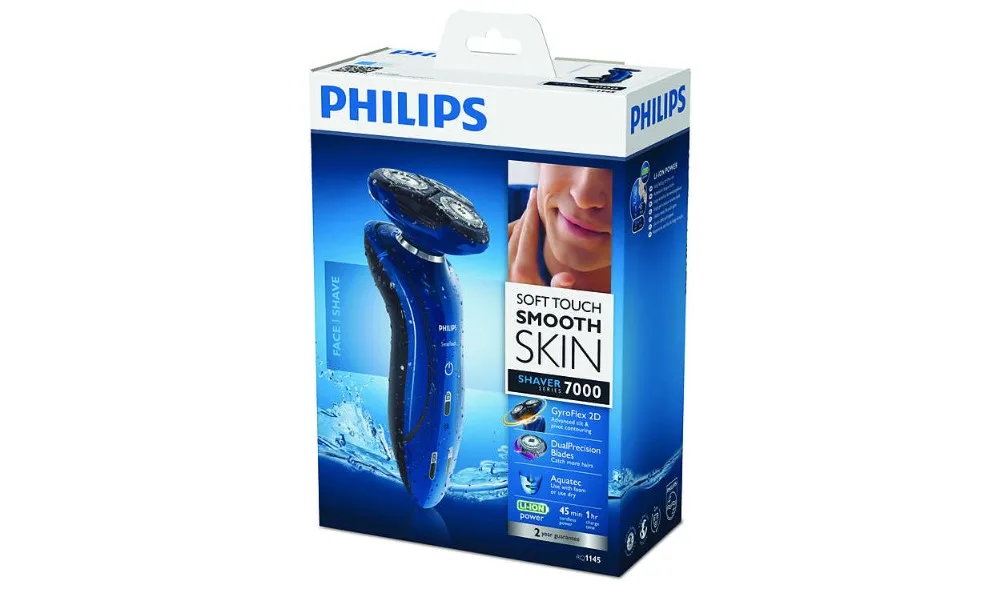 Электробритва для сухого и влажного бритья Philips Shaver series 7000 SensoTouch с Aquatec Wet &Dry