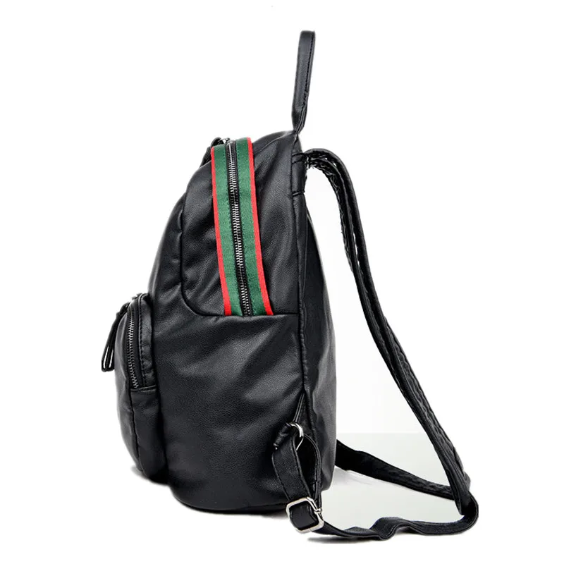 Женские Модные рюкзаки 2018 известных брендов из мягкой искусственной кожи рюкзак