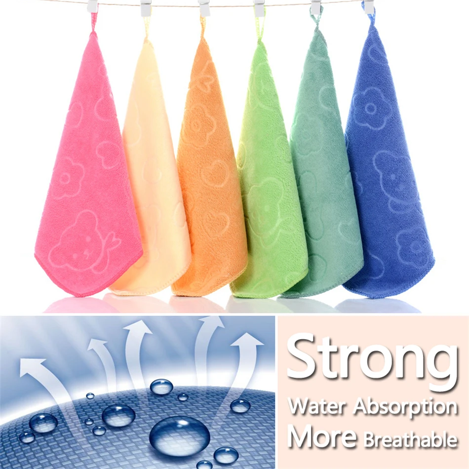 Baby Towel Newborn Muslin Handkerchiefs Cloth Squares Newborn Towels for Baby Wipes New Born Washcloth for Children Reusable