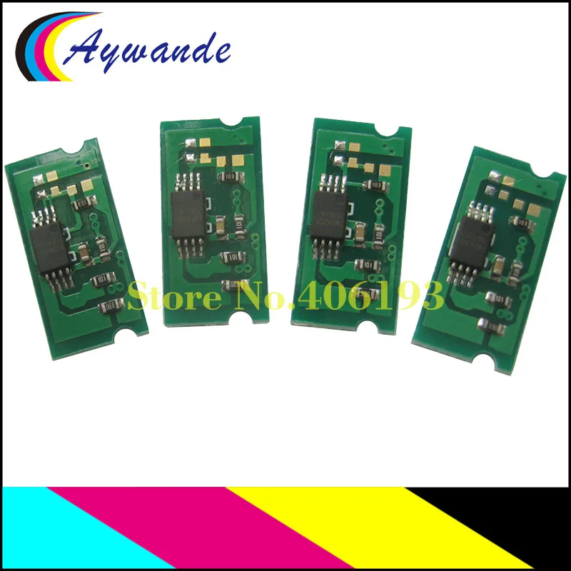 4 x чип сброса для Ricoh SPC220 SP C220 C222 C240 SPC222 SPC240 SP C240dn C240sf чип картриджа тонера