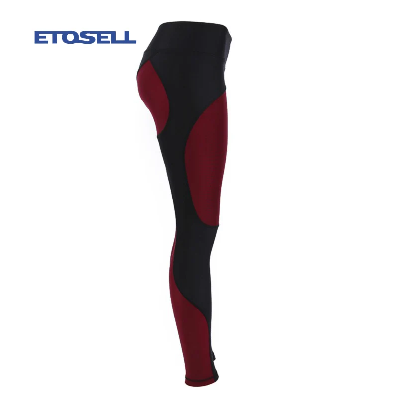 ETOSELL Для женщин леггинсы Фитнес толстые Legins упругие тренировки Леггинсы