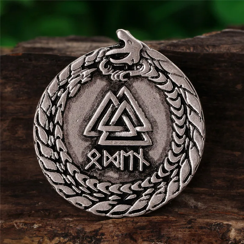 1pc Viking Valknut Rune Charm Dragon Symber Totem Collier Best Friend Choker Necklace | Украшения и аксессуары