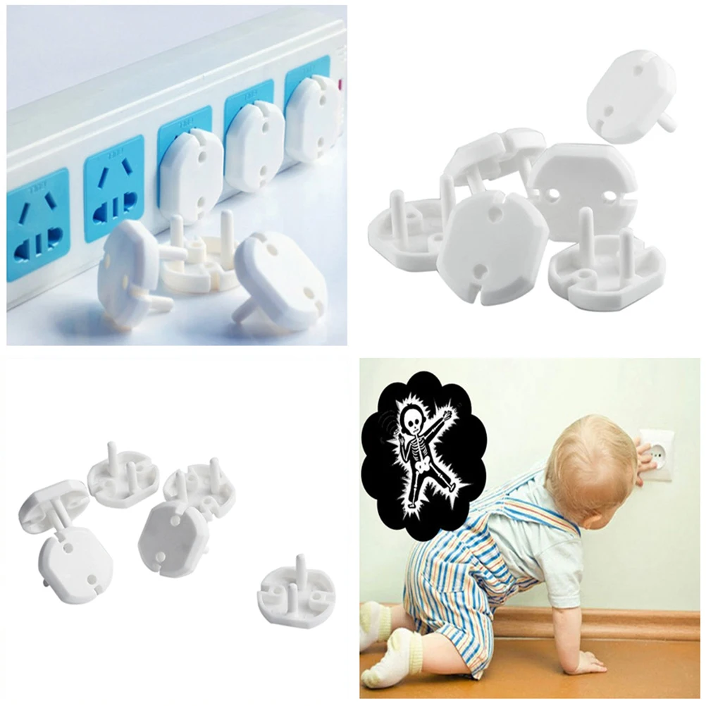 

10pcs Electric Anti Shock Plugs Protector Cover EU Power Socket Electrical Outlet Safety Guard Protection for Baby Kids Child